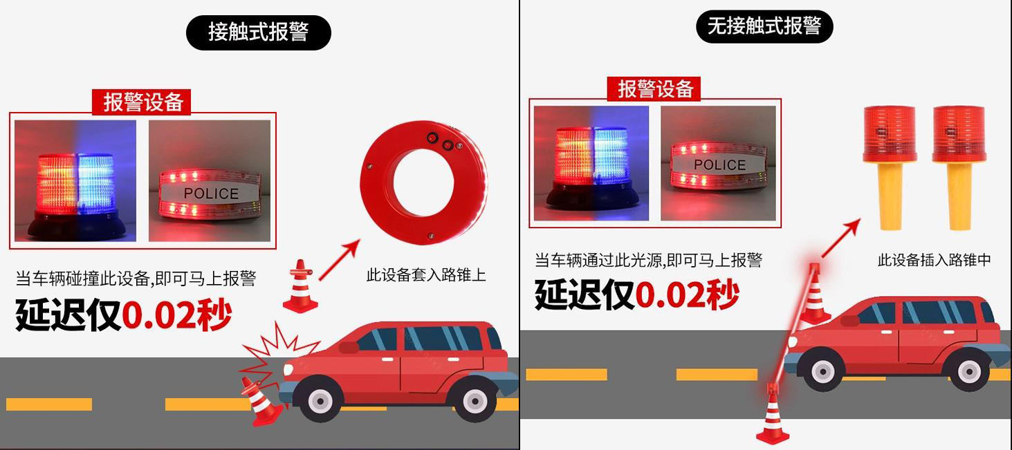 （红外版）道路交通事故现场车辆闯入报警设备(图1)